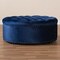 Baxton Studio Iglehart Royal Blue Velvet Upholstered Tufted Cocktail Ottoman 154-9363 - alternate 4